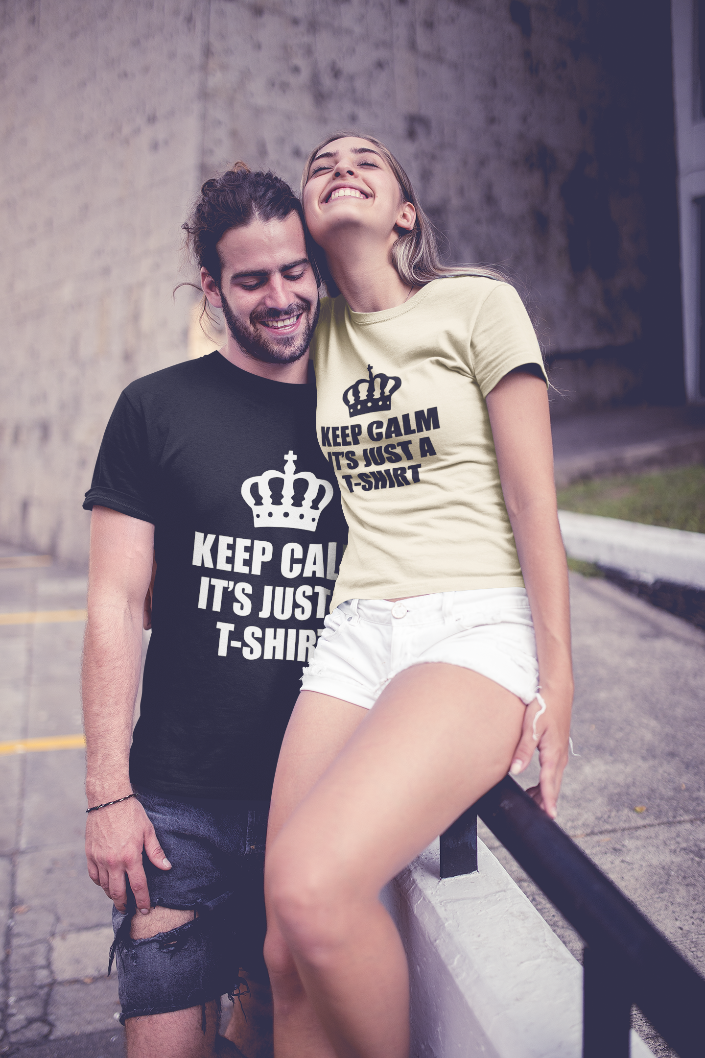 KEEP CALM, ITS JUST A T-SHIRT - ADULT TEE