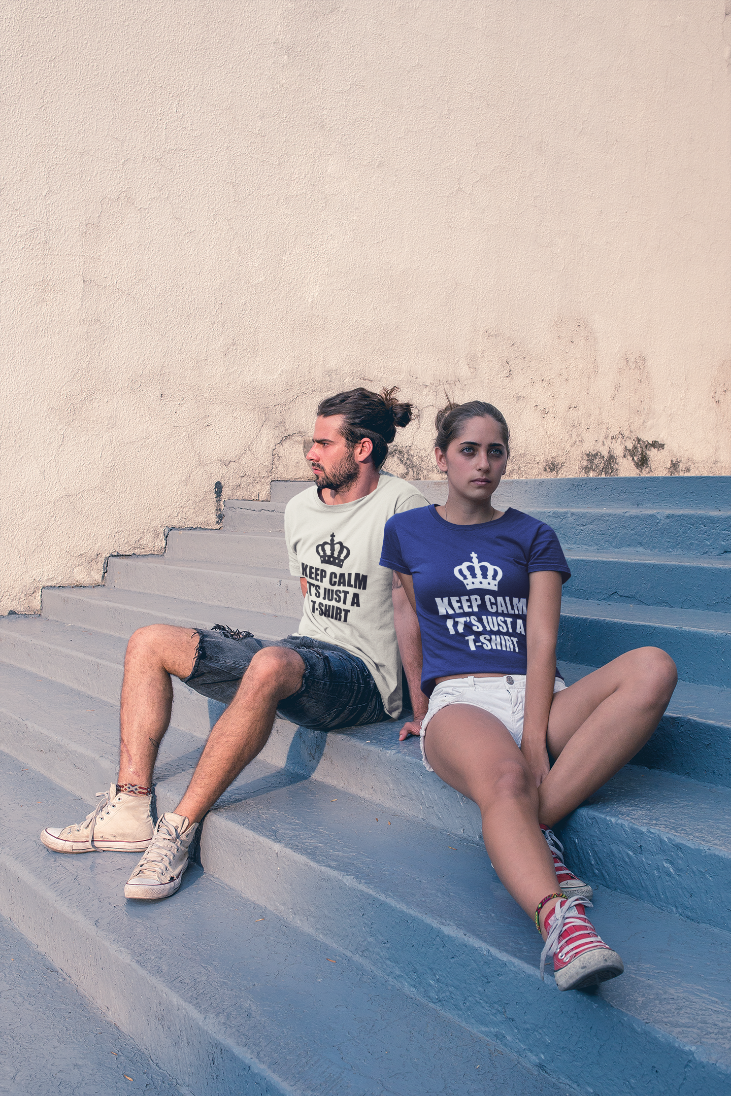 KEEP CALM, ITS JUST A T-SHIRT - ADULT TEE