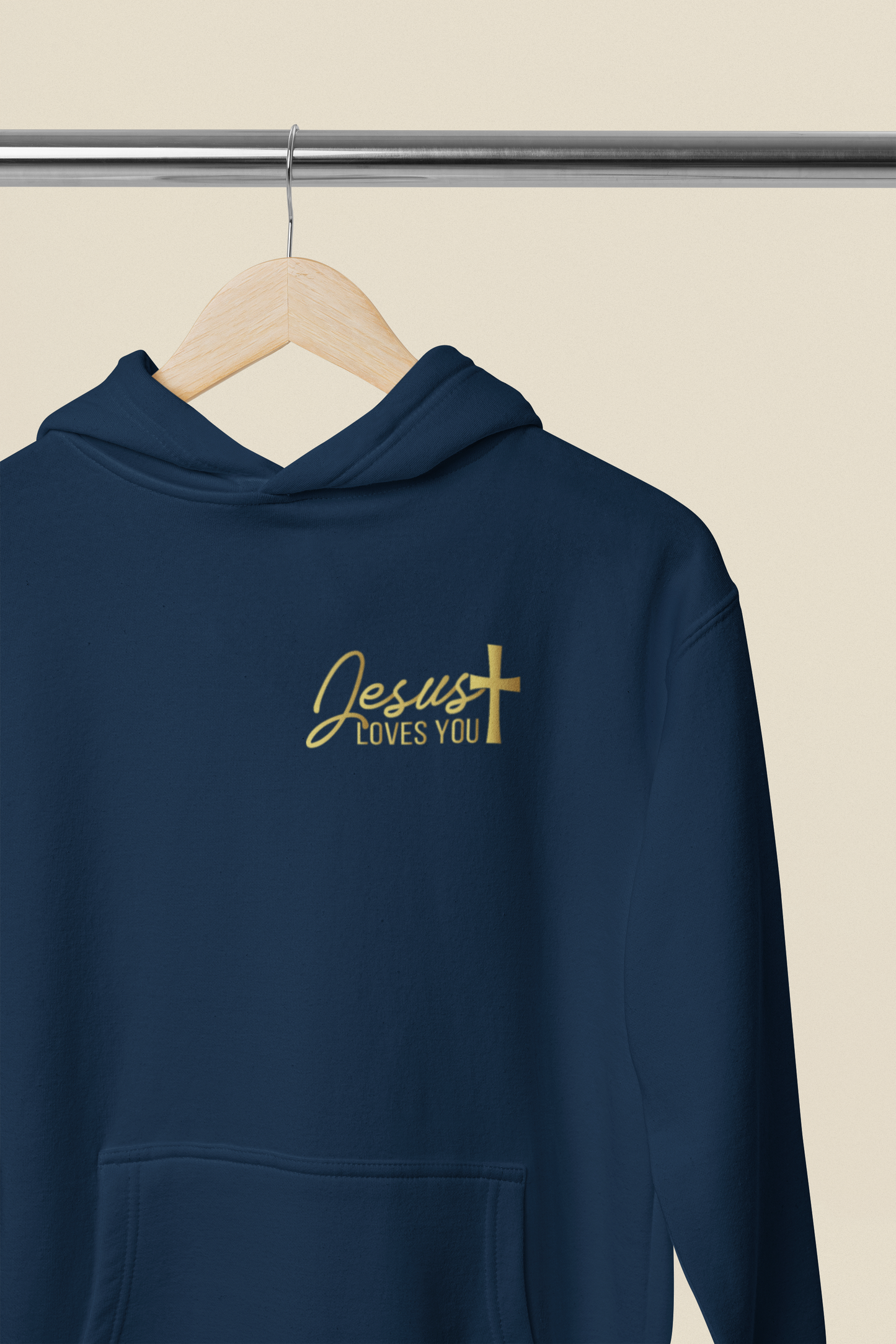 Jesus Loves You (Badge) - Adult Hoodie