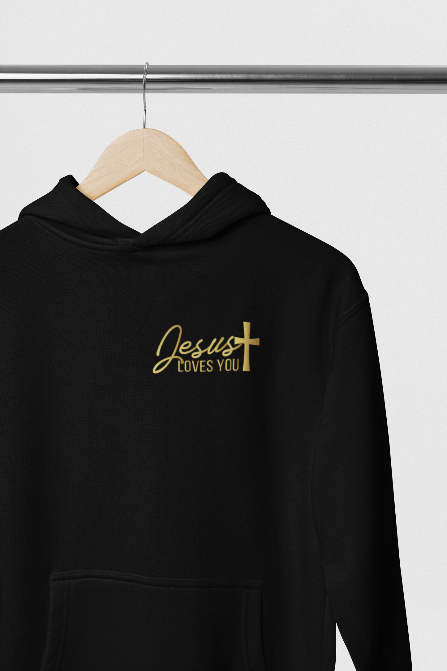 Jesus Loves You (Badge) - Adult Hoodie