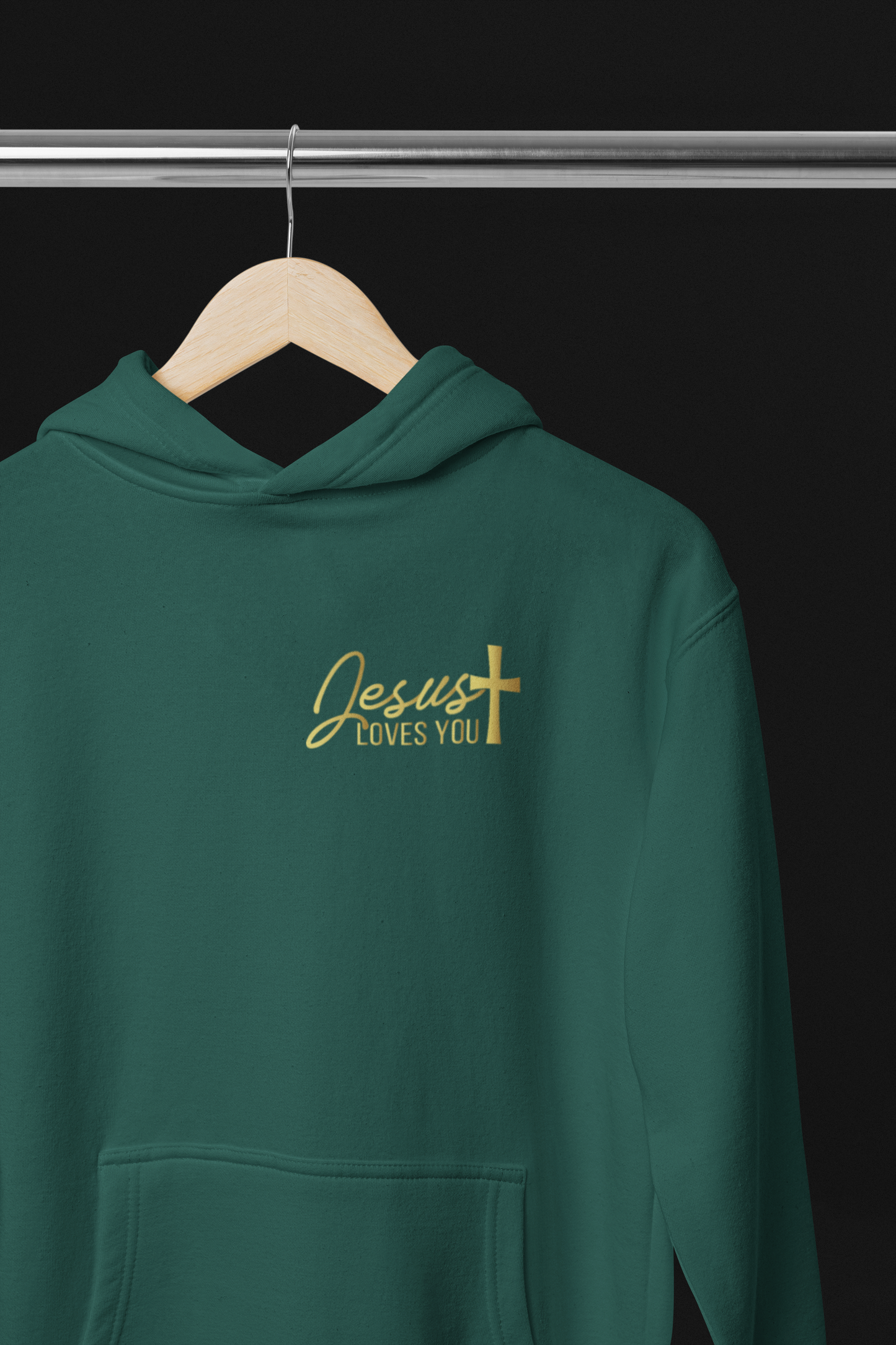Jesus Loves You (Badge) - Adult Hoodie