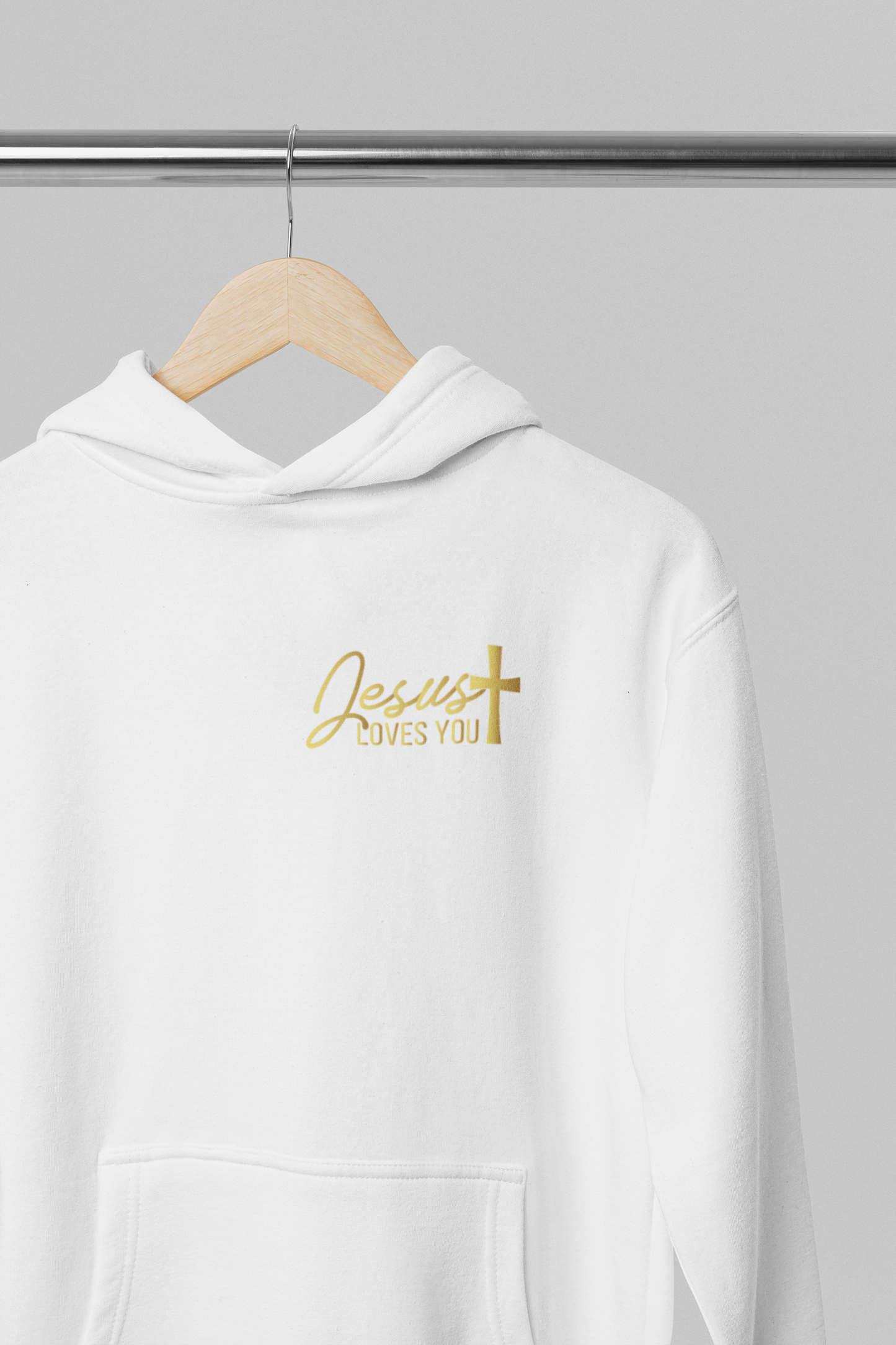 Jesus Loves You (Badge) - Adult Hoodie