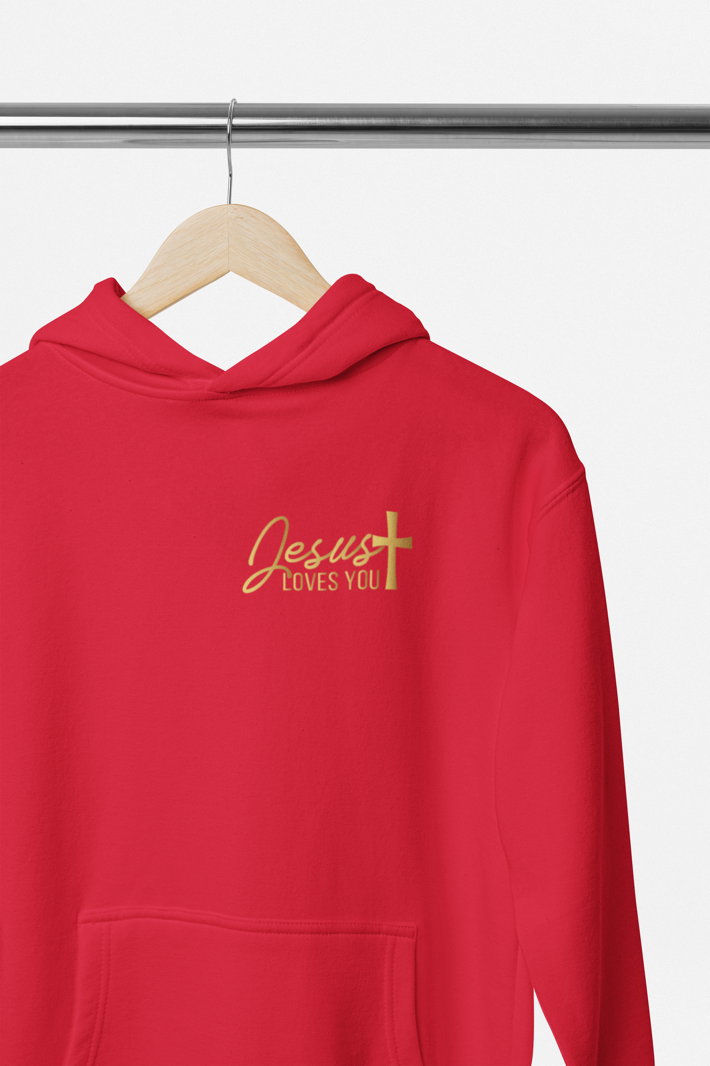 Jesus Loves You (Badge) - Adult Hoodie