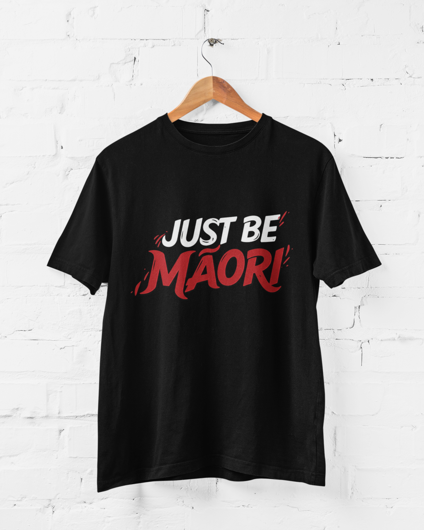 ARTIST DOUG HEALEY - Just Be Maōri - Adult Tee