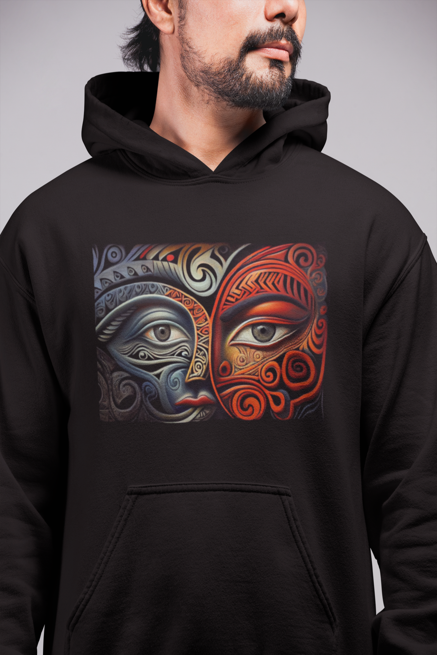 Kanohi ki te kanohi (eye to eye) (face to face) Hoodie