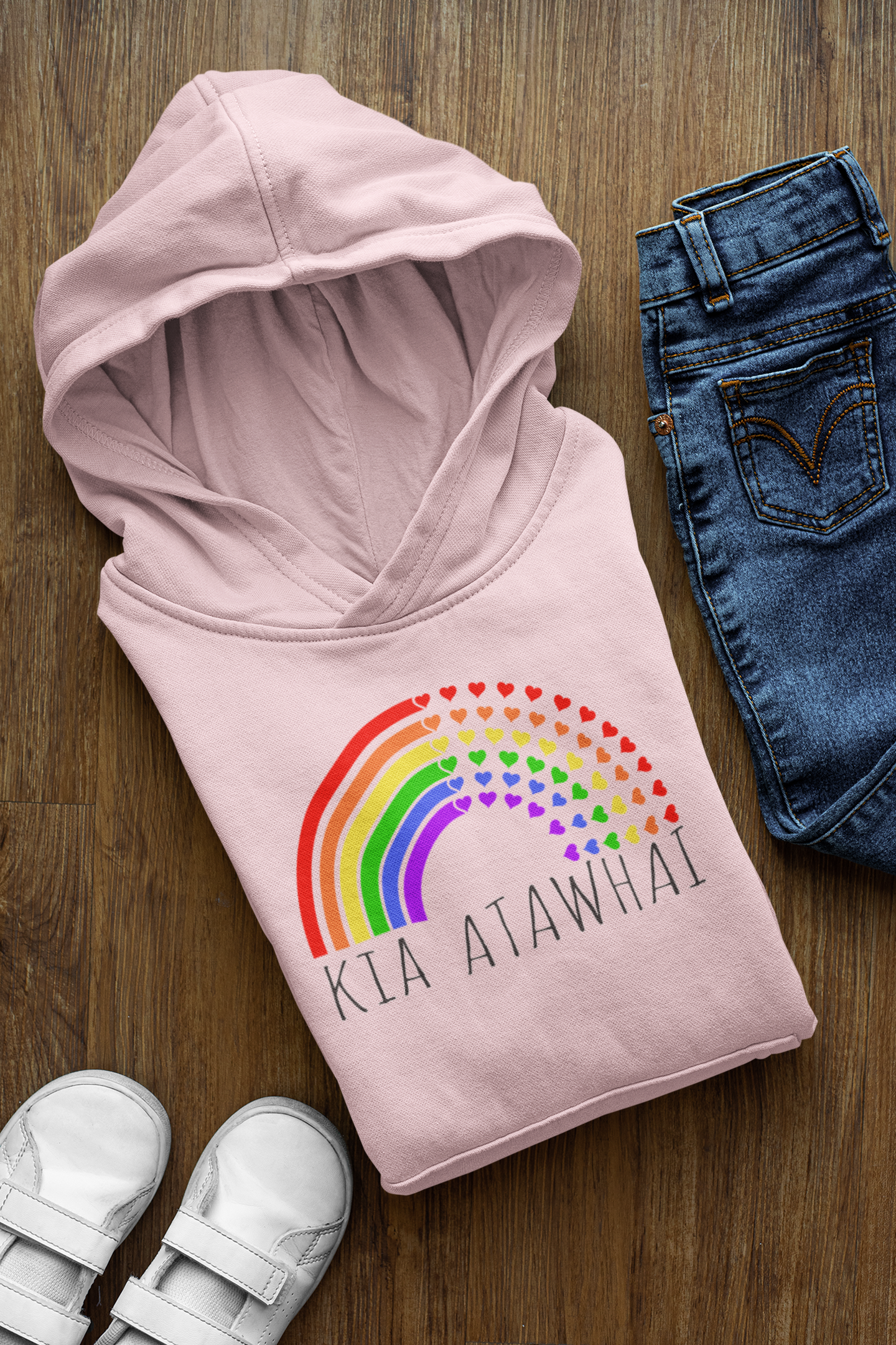 Pink T-Shirt Day - Kia Atawhai - Kids Hoodie