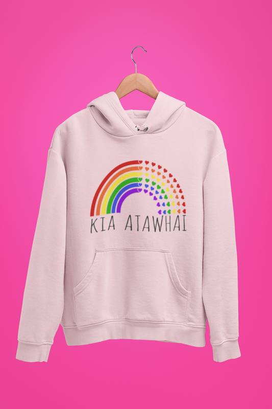 Pink T-Shirt Day - Kia Atawhai - Pink Adult Hoodie