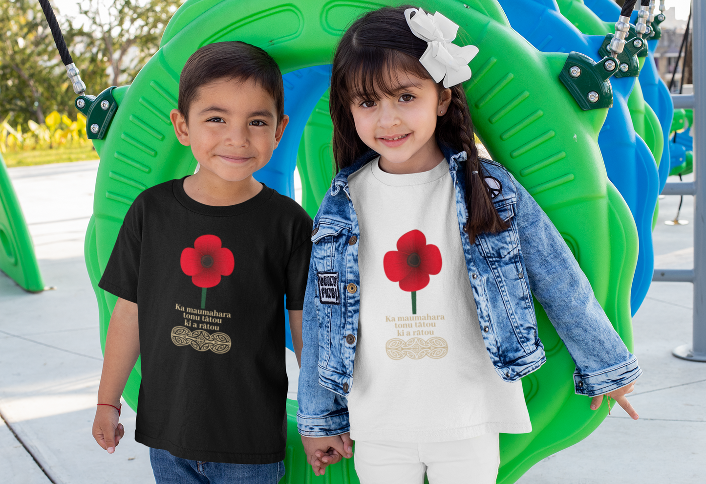 Anzac - Ka maumahara tonu tātou ki a rātou - Kids Tee