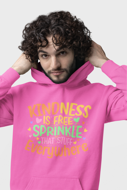 KINDNESS IS FREE (PASTELS) - Adult Hoodie