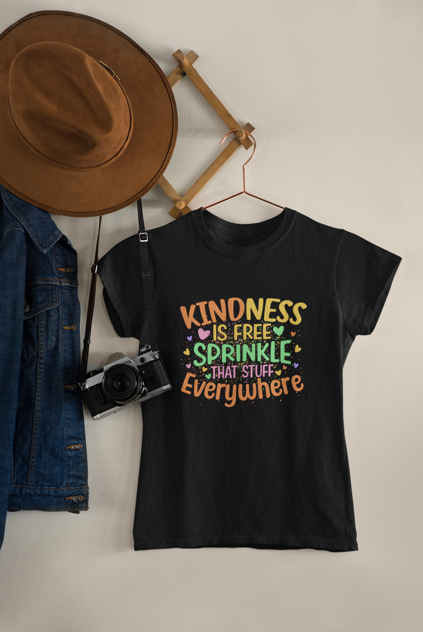 Kindness Is Free (pastels) - Adult tee
