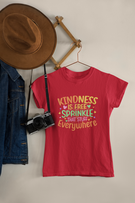 Kindness Is Free (pastels) - Adult tee