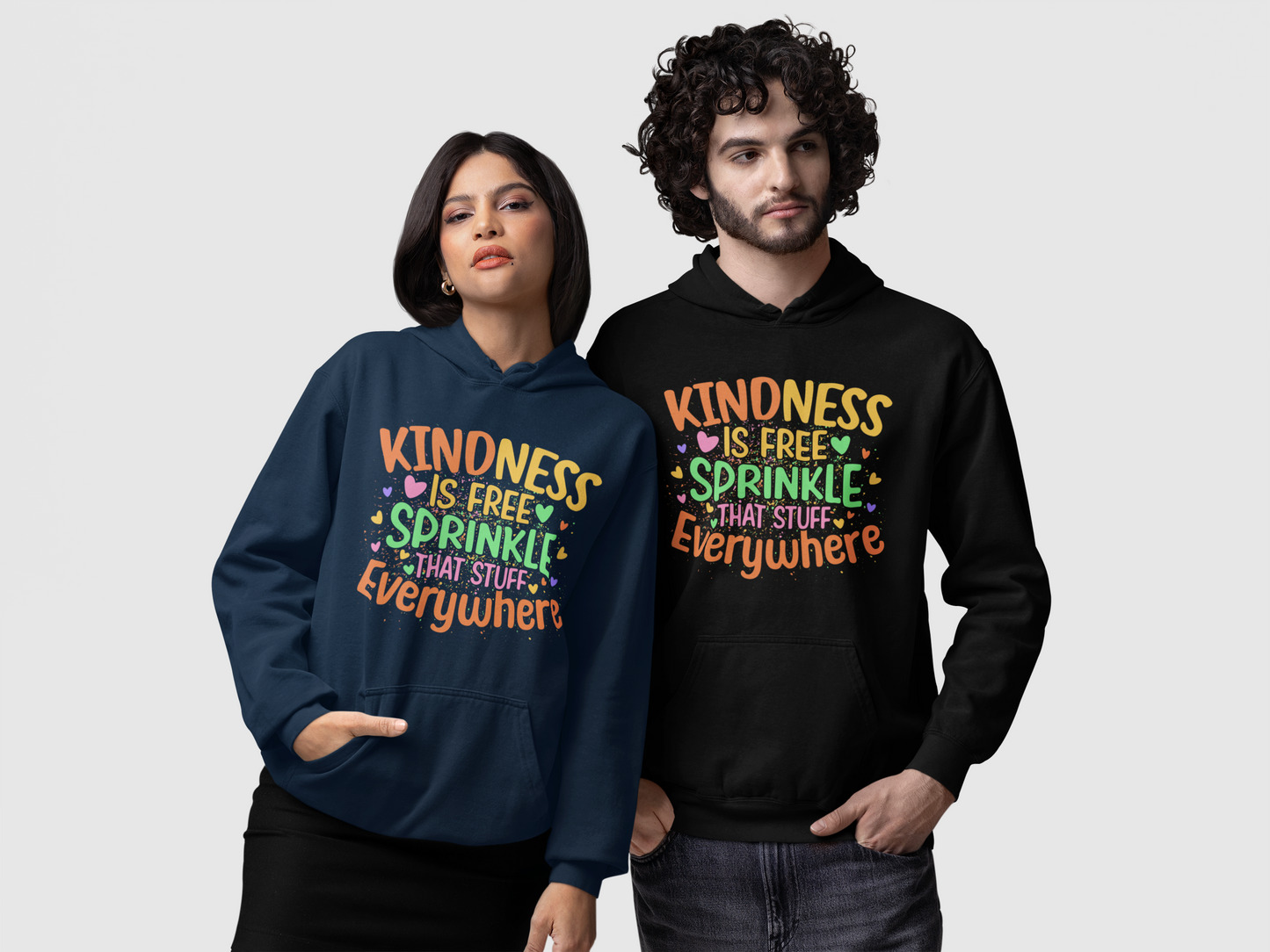 KINDNESS IS FREE (PASTELS) - Adult Hoodie