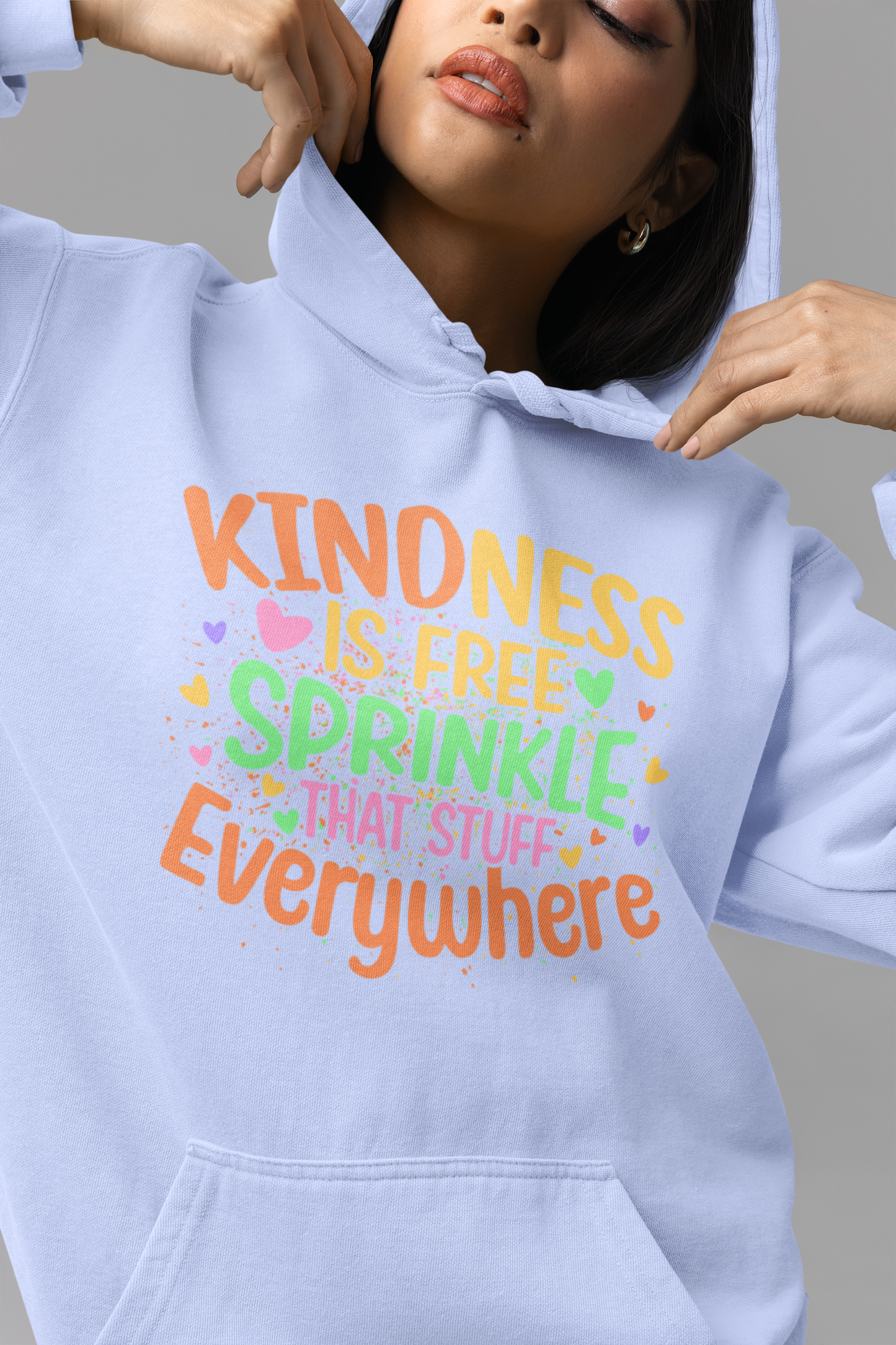 KINDNESS IS FREE (PASTELS) - Adult Hoodie
