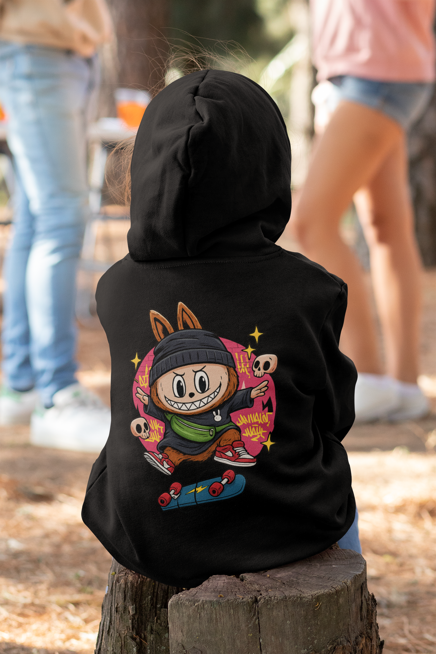 Labubu Skater - Childrens Hoodie
