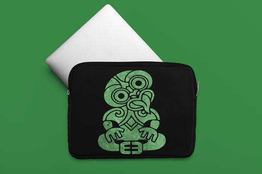 LAPTOP SLEEVE - GREENSTONE TIKI