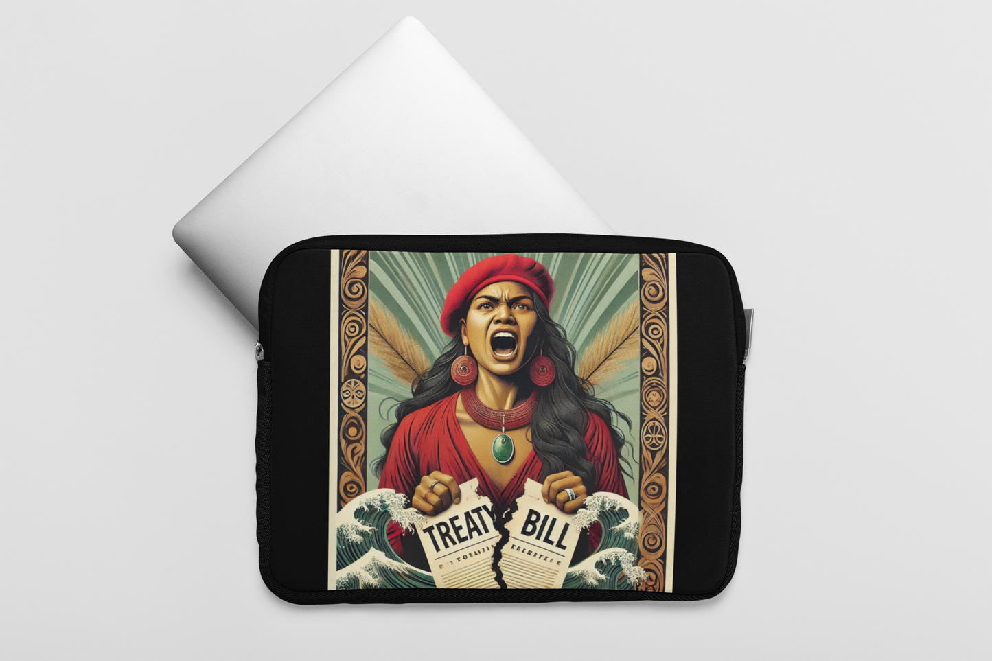 NO BILL - ARTIST ALICE CHISNELL-KALOUNIVITI - LAPTOP SLEEVE