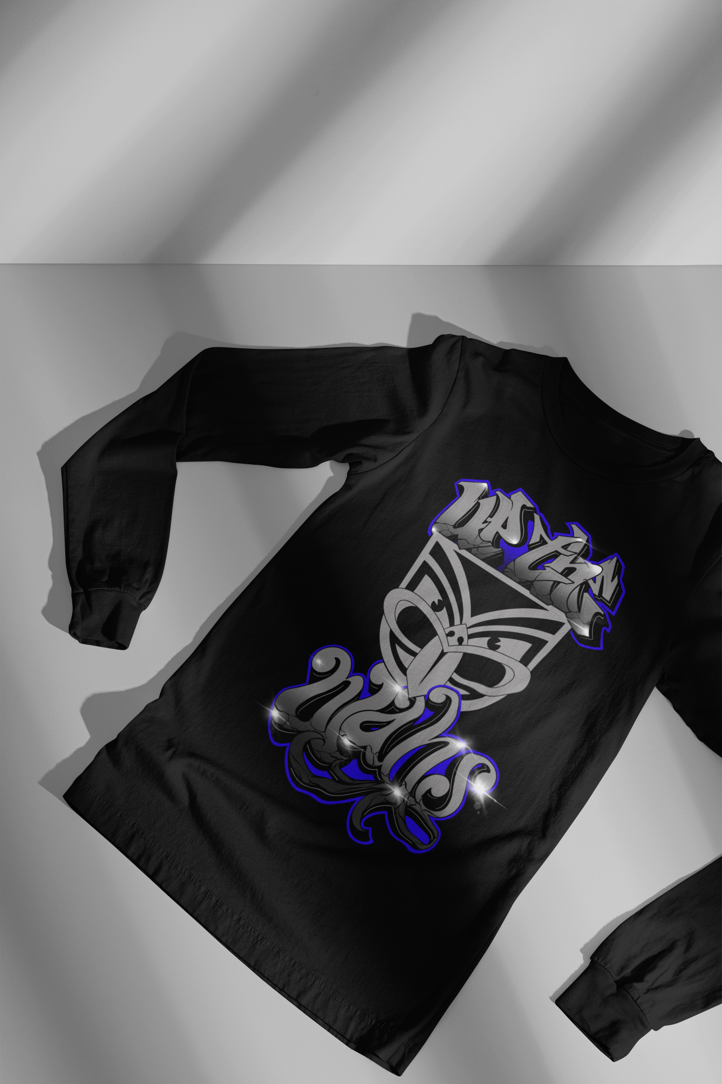 * LIMITED EDITION * UP THE WAHS GRAFFITI - Long Sleeve Tee