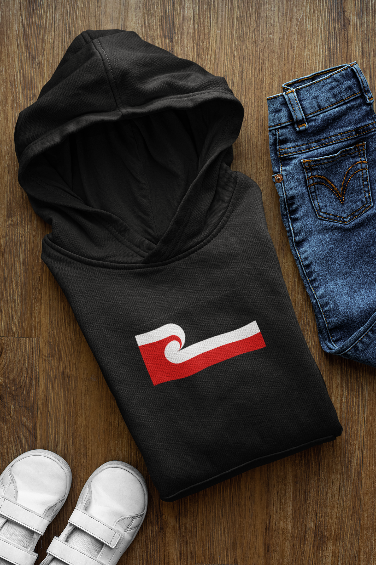 Tino Rangatiratanga (Māori National Flag) - Kids Hoodie