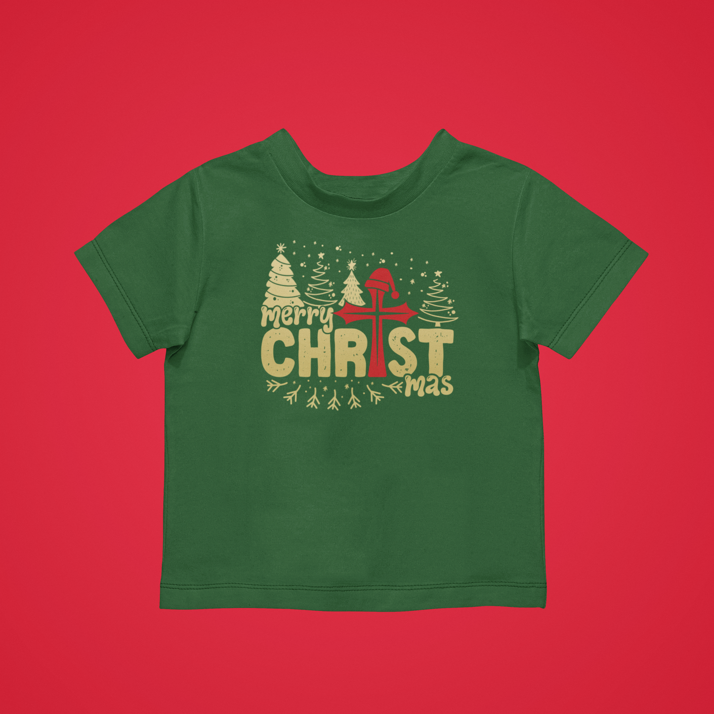 Merry Christ Cross Mas - Kids Tee