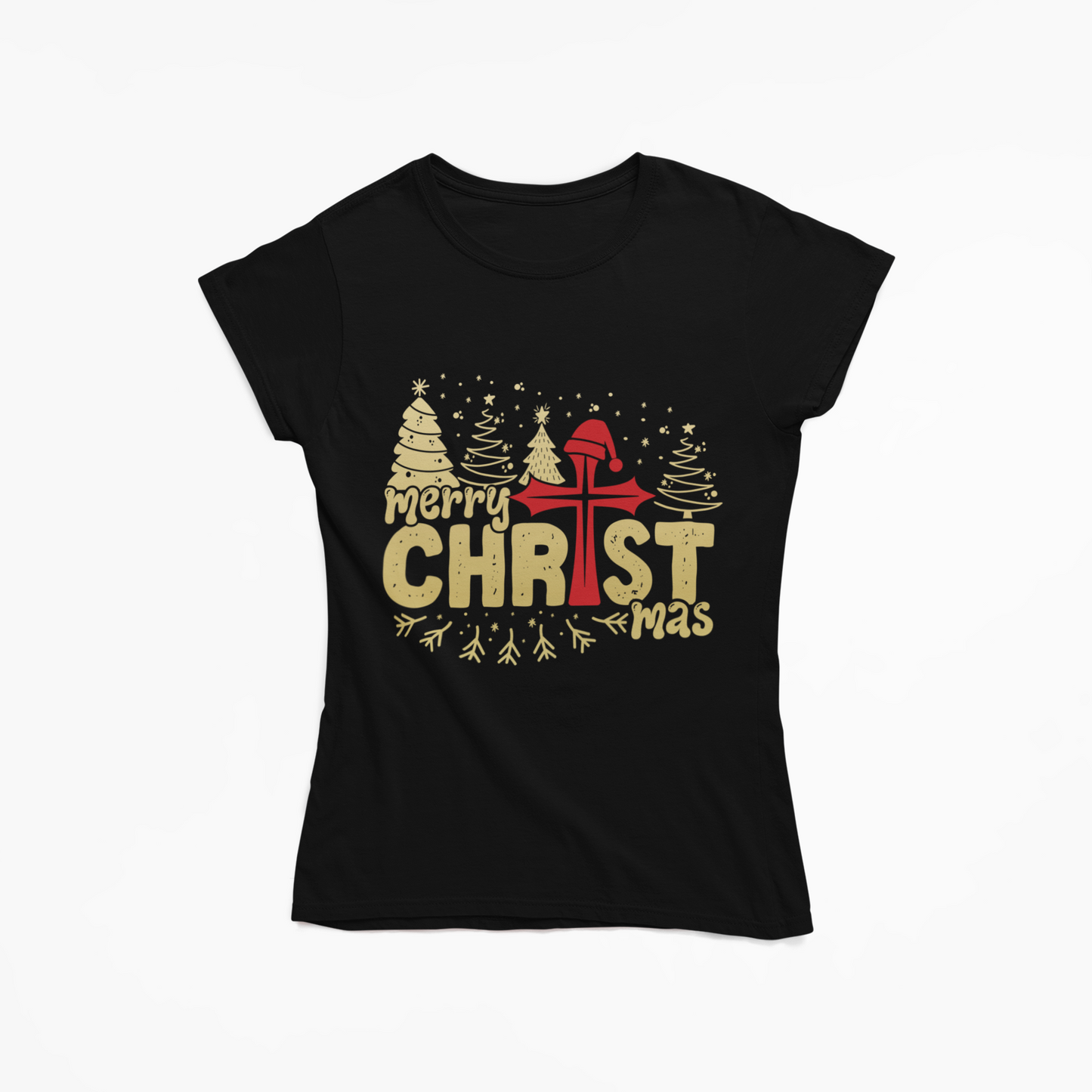 Merry Christ Cross Mas - Adult Tee