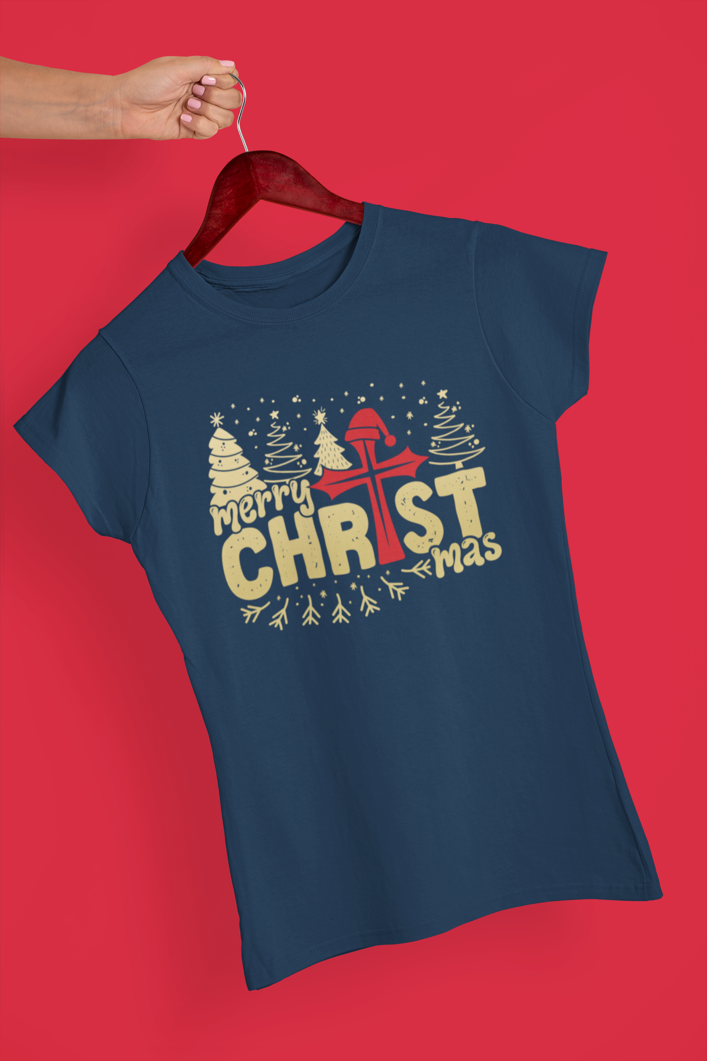 Merry Christ Cross Mas - Adult Tee