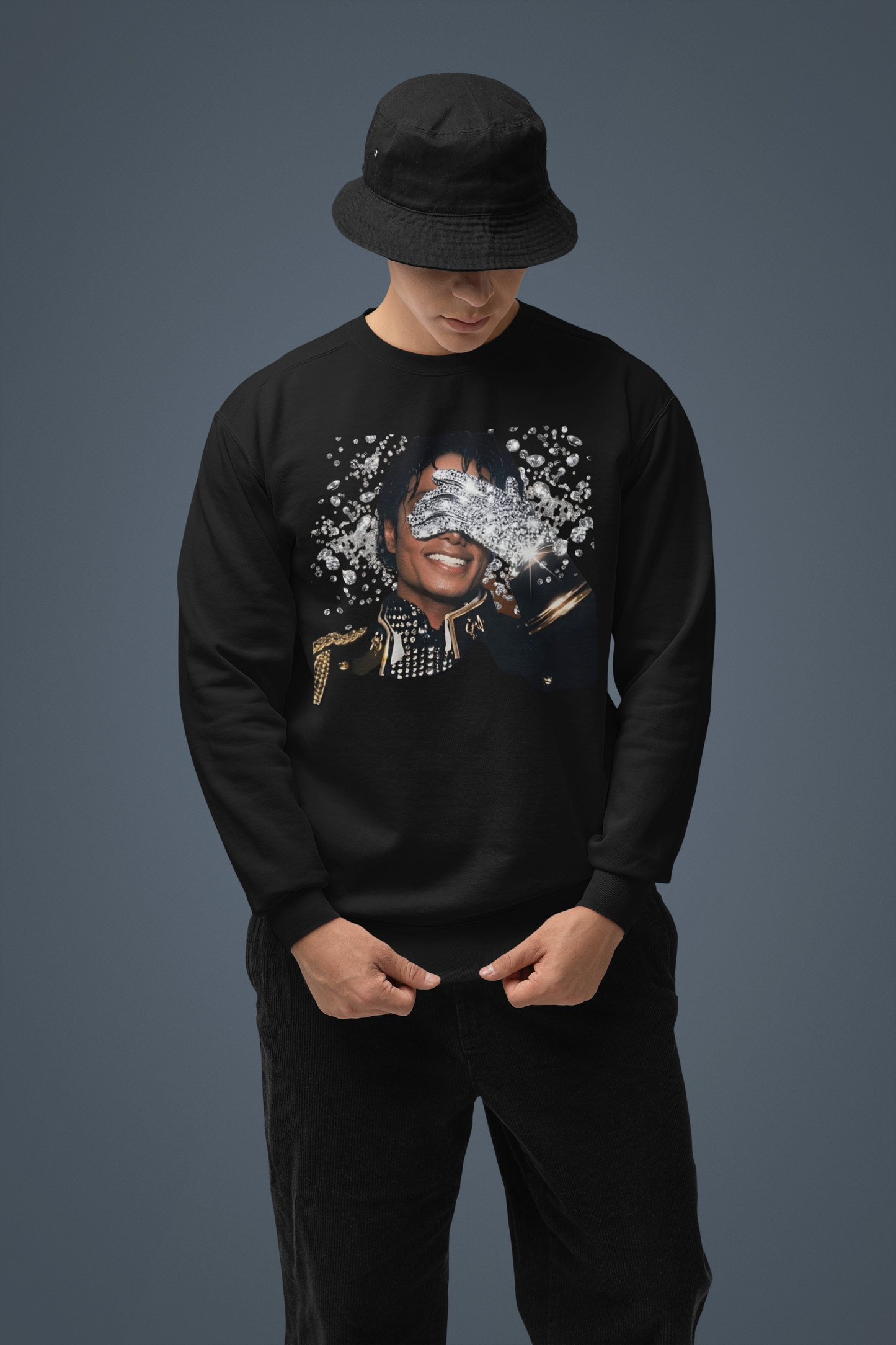 MJ GLOVED (UNMARKED) - ADULT CREWNECK