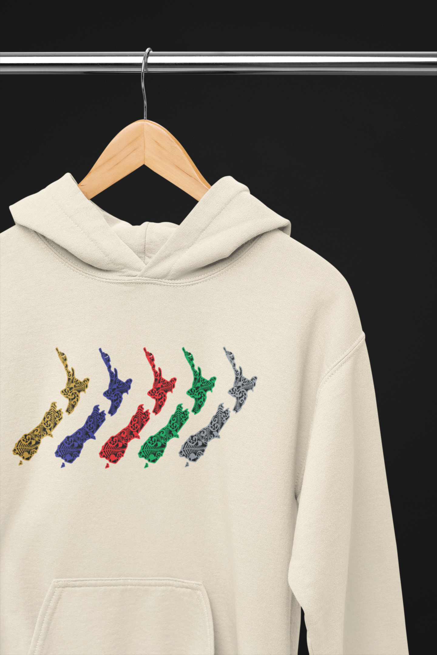 Unique Kiwi Collect - Ferns - Hoodie