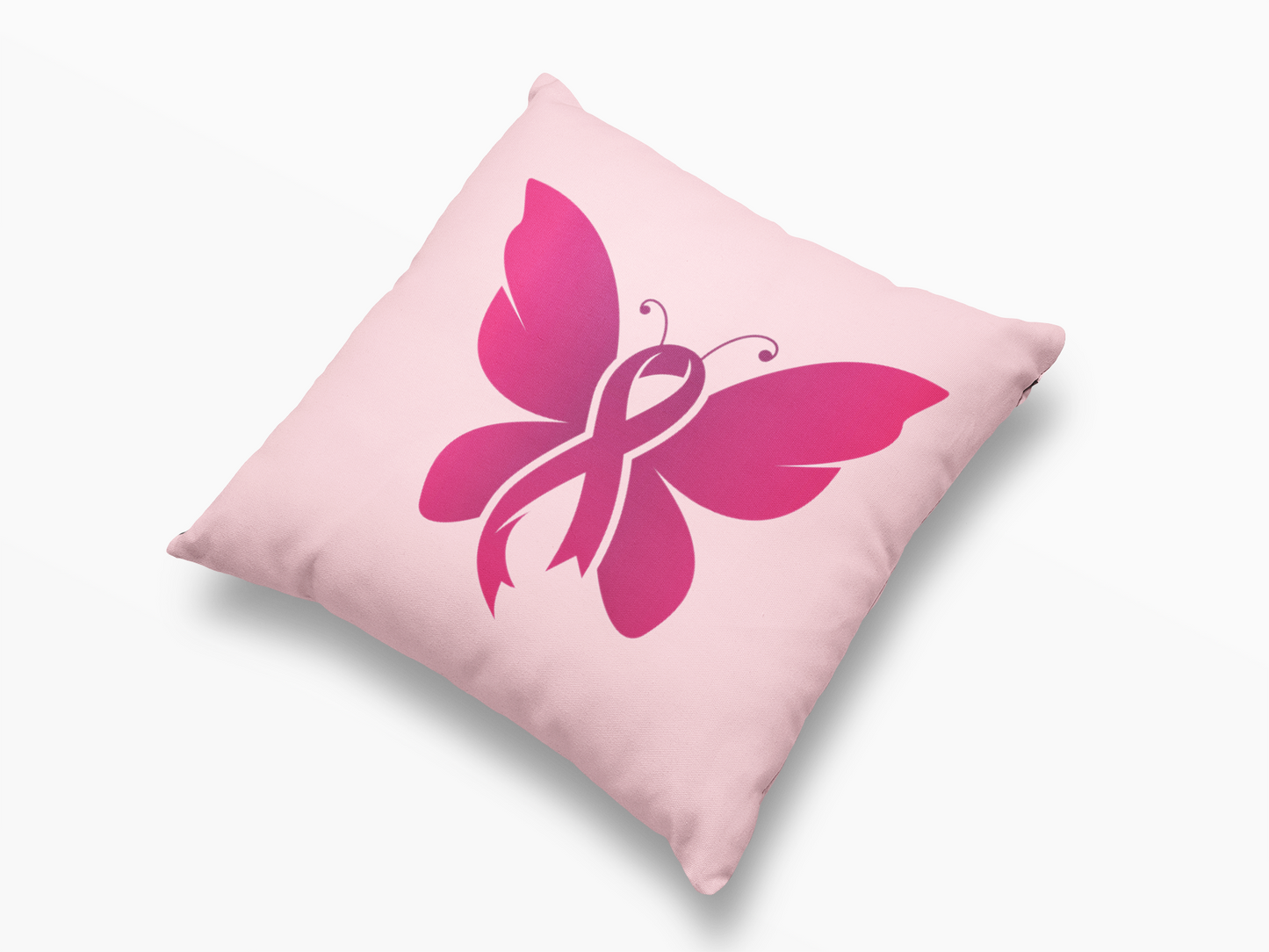 Pink Ribbon Butterfly - Pink