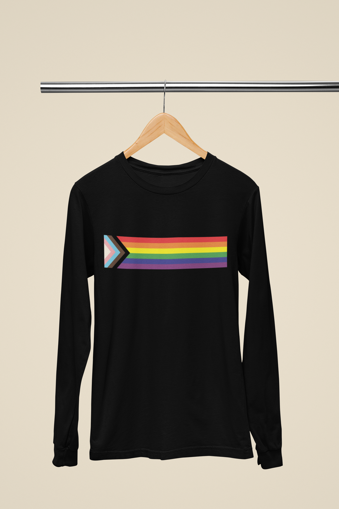 Pride Flag Stripe - Long Sleeve Tee