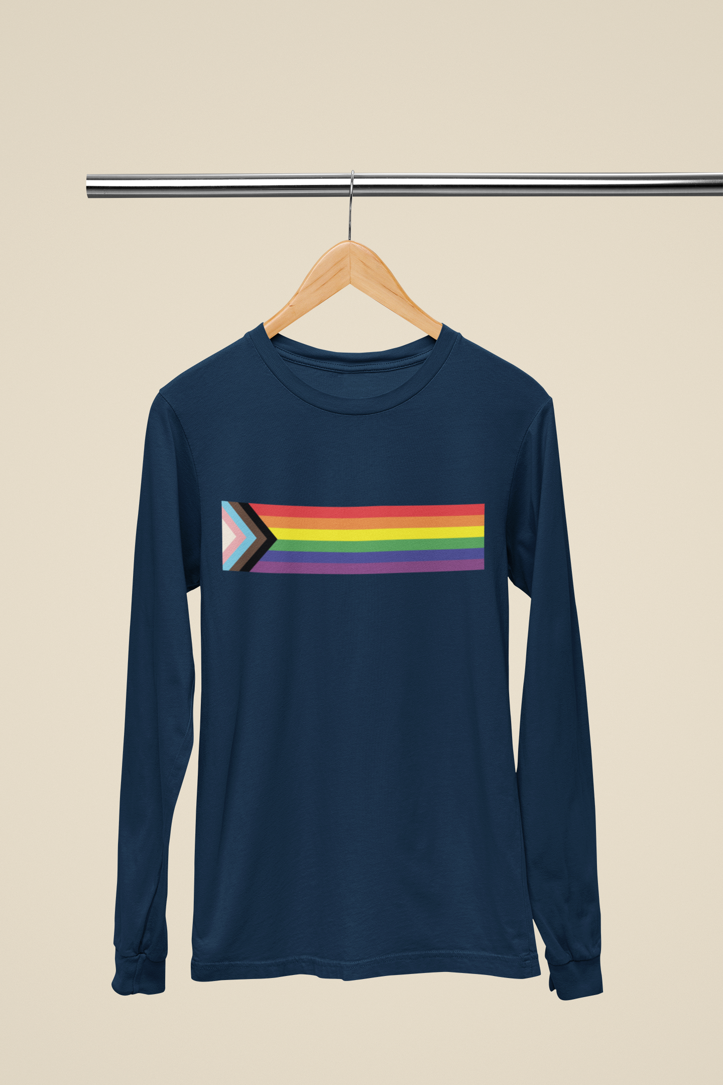Pride Flag Stripe - Long Sleeve Tee