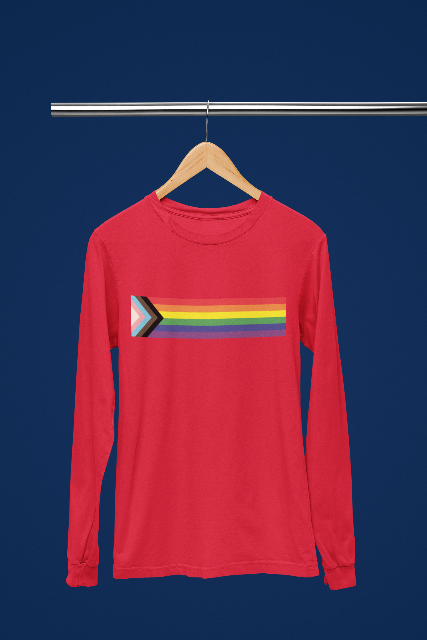 Pride Flag Stripe - Long Sleeve Tee