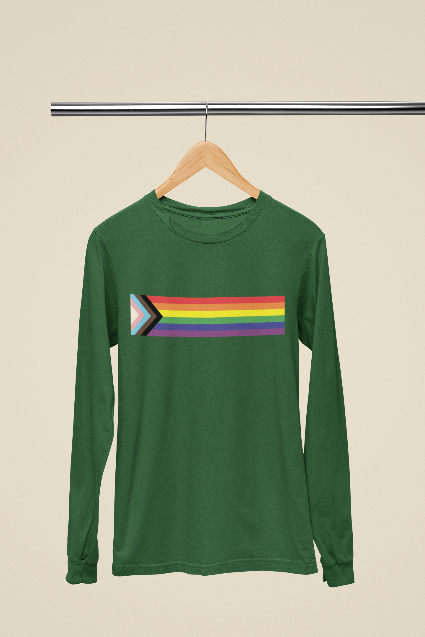 Pride Flag Stripe - Long Sleeve Tee