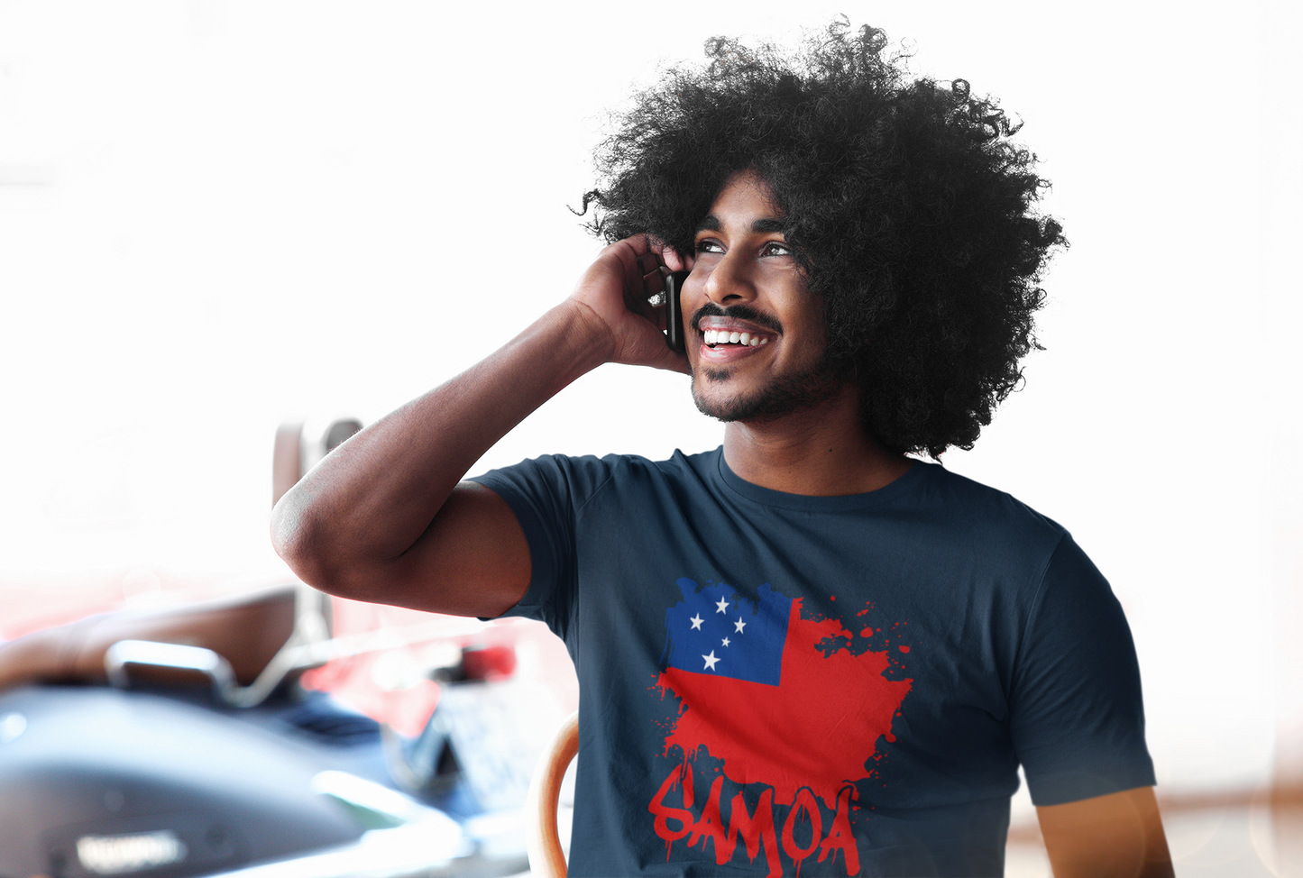 Samoa Flag - Adult Tee