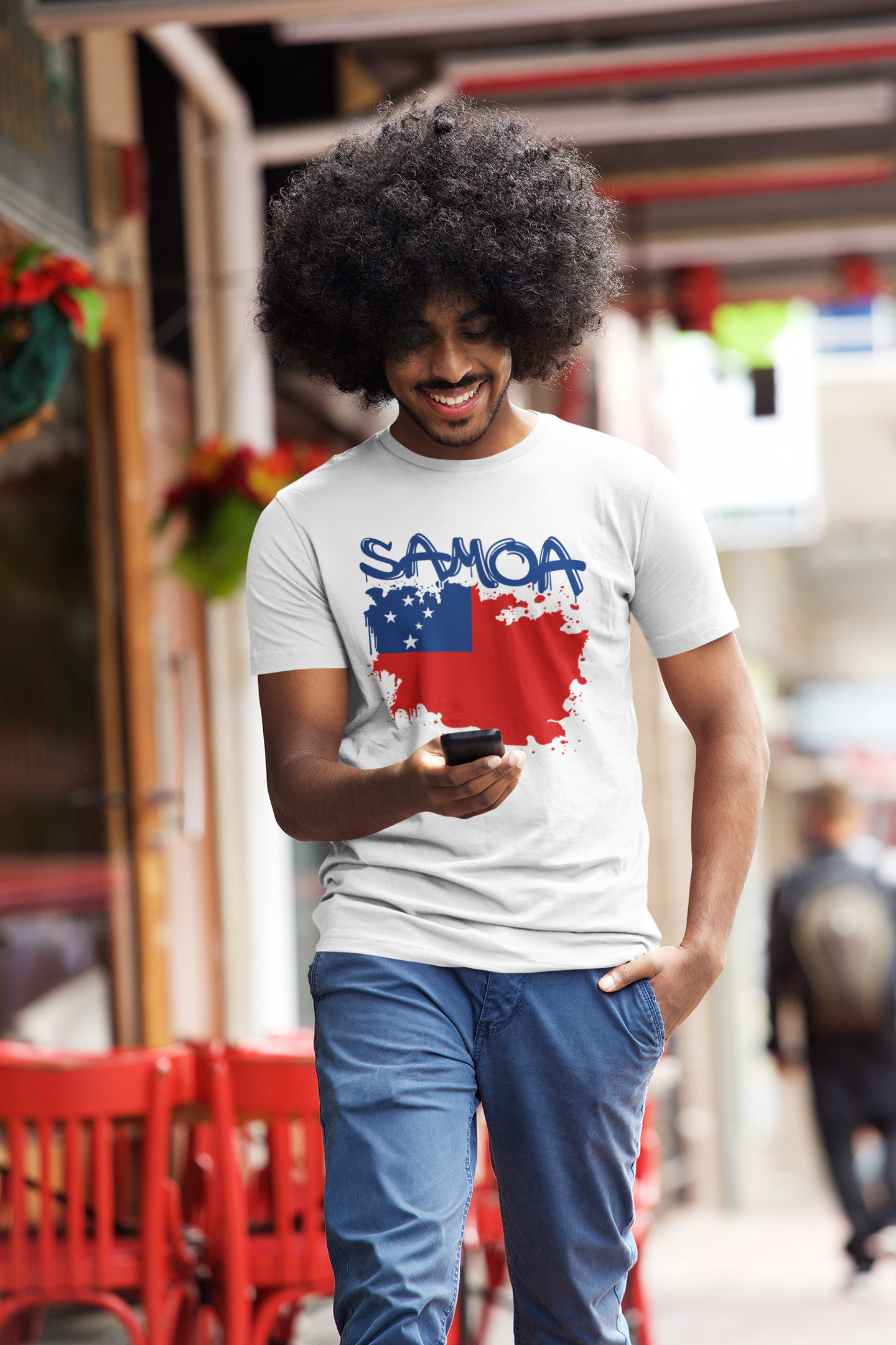 Samoa Flag - Adult Tee