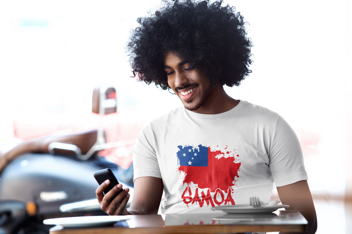 Samoa Flag - Adult Tee