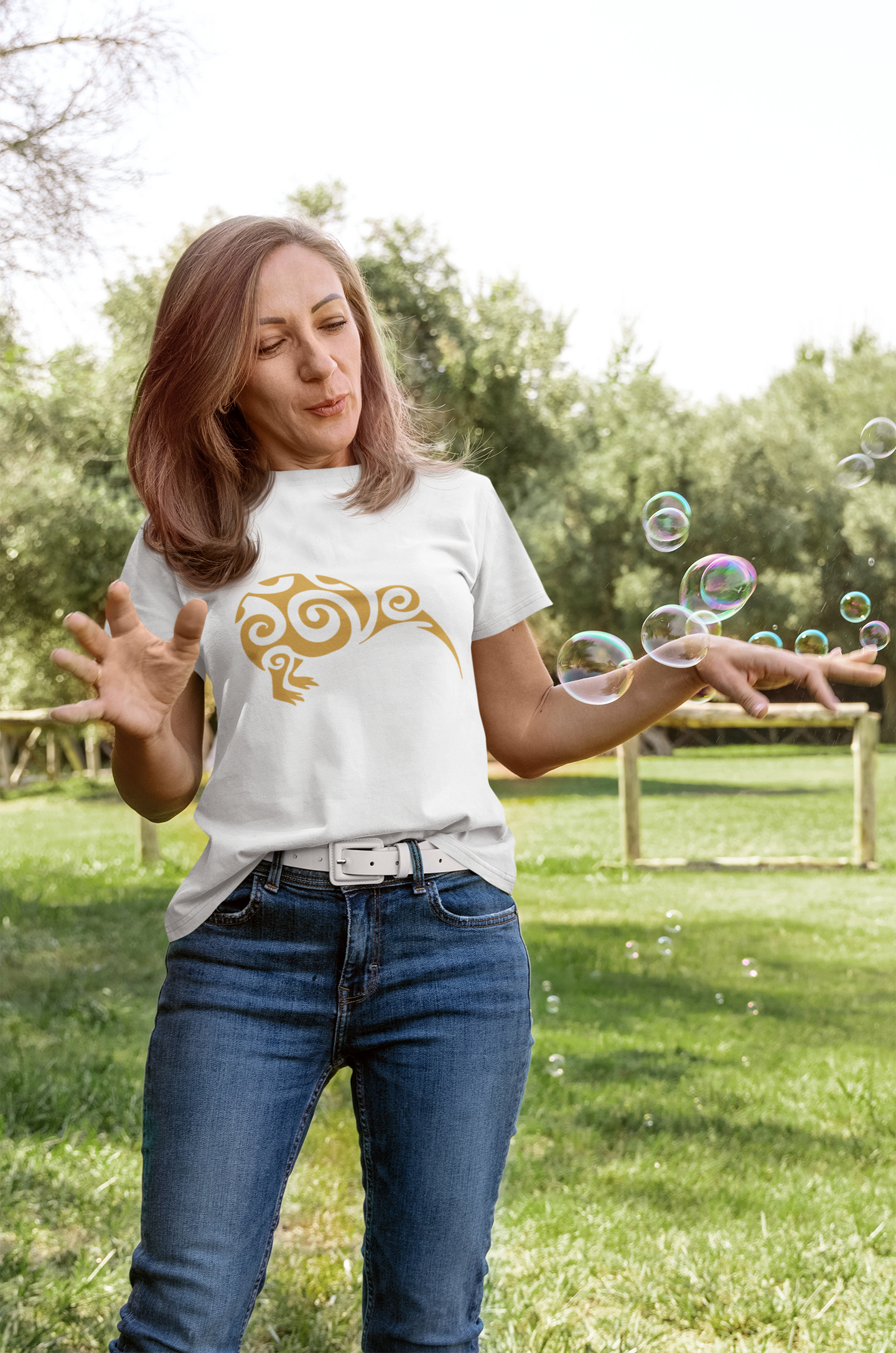 Simply A Kiwi - Gold - Adult Tee