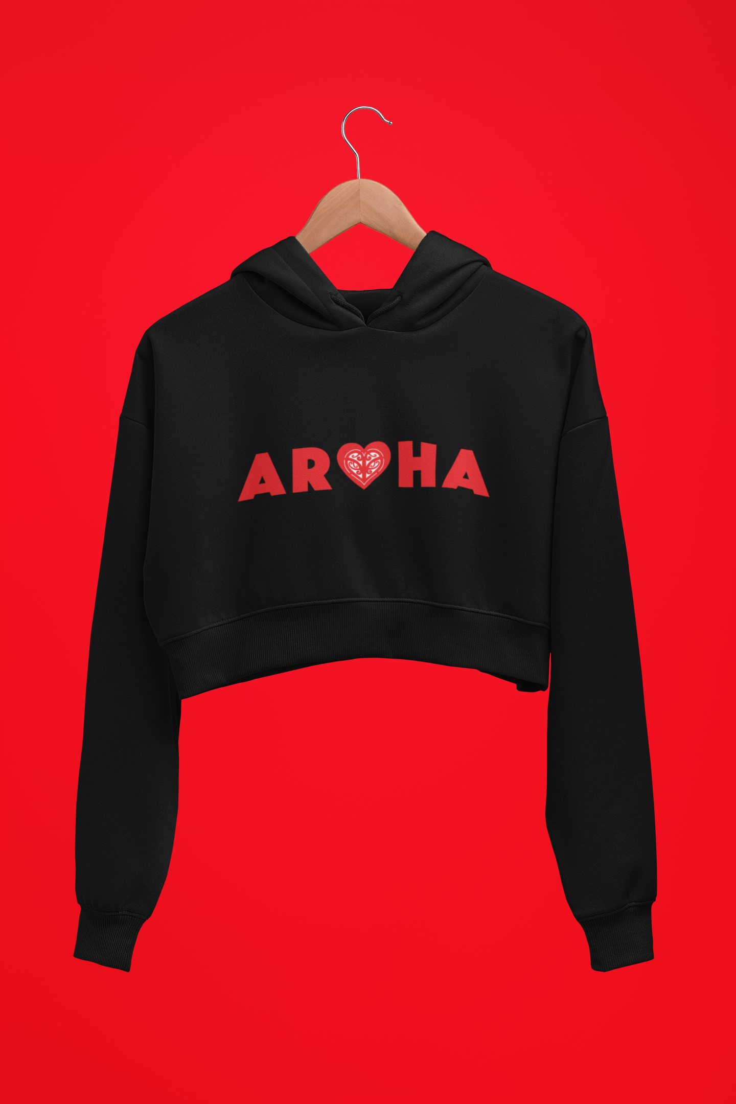 Simply Aroha - Cropped Hoodie/Sweat