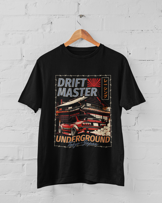 Drift Master - Adult Black Tee