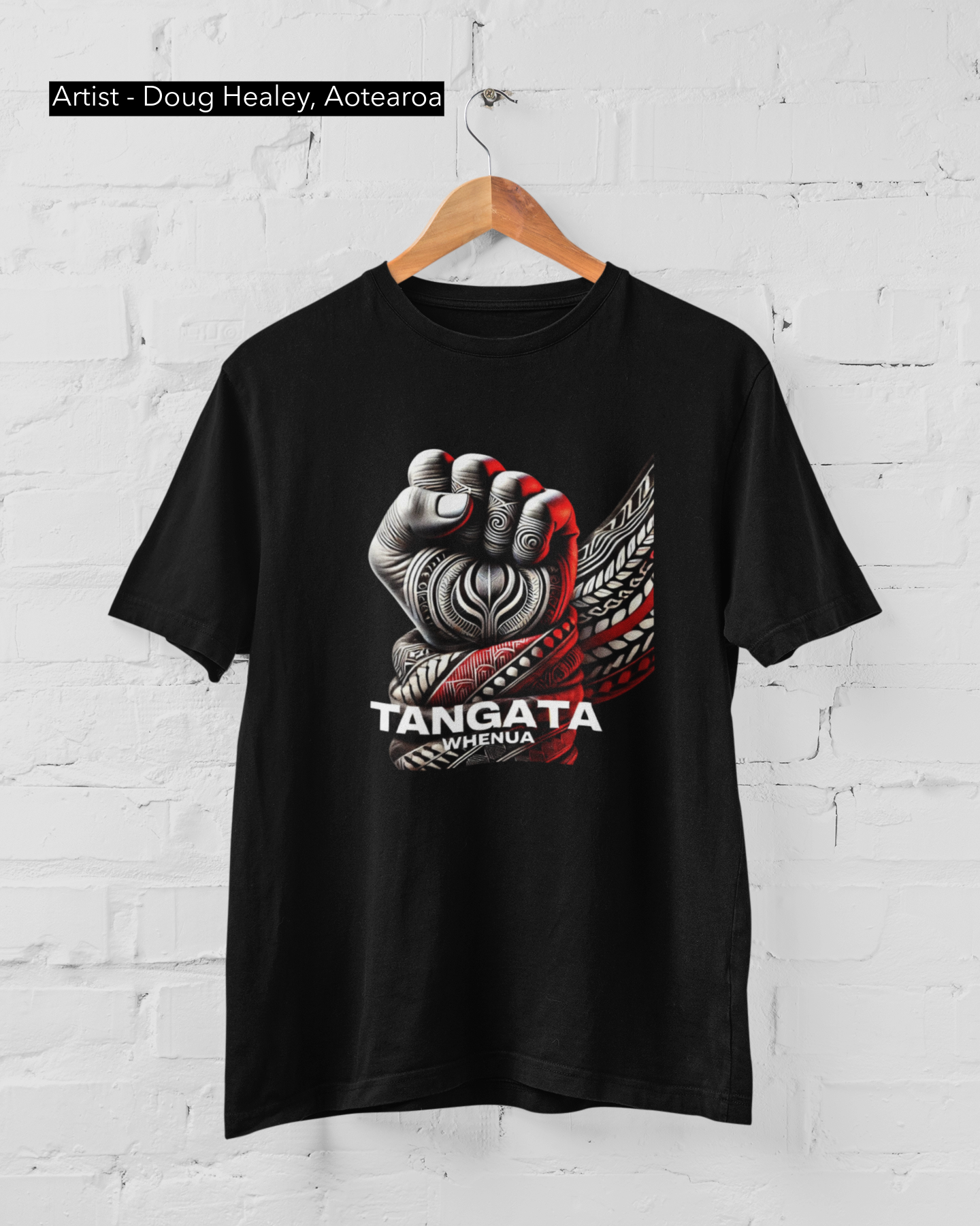 Artist - Doug Healey - Tangata Whenua - Adult Tee