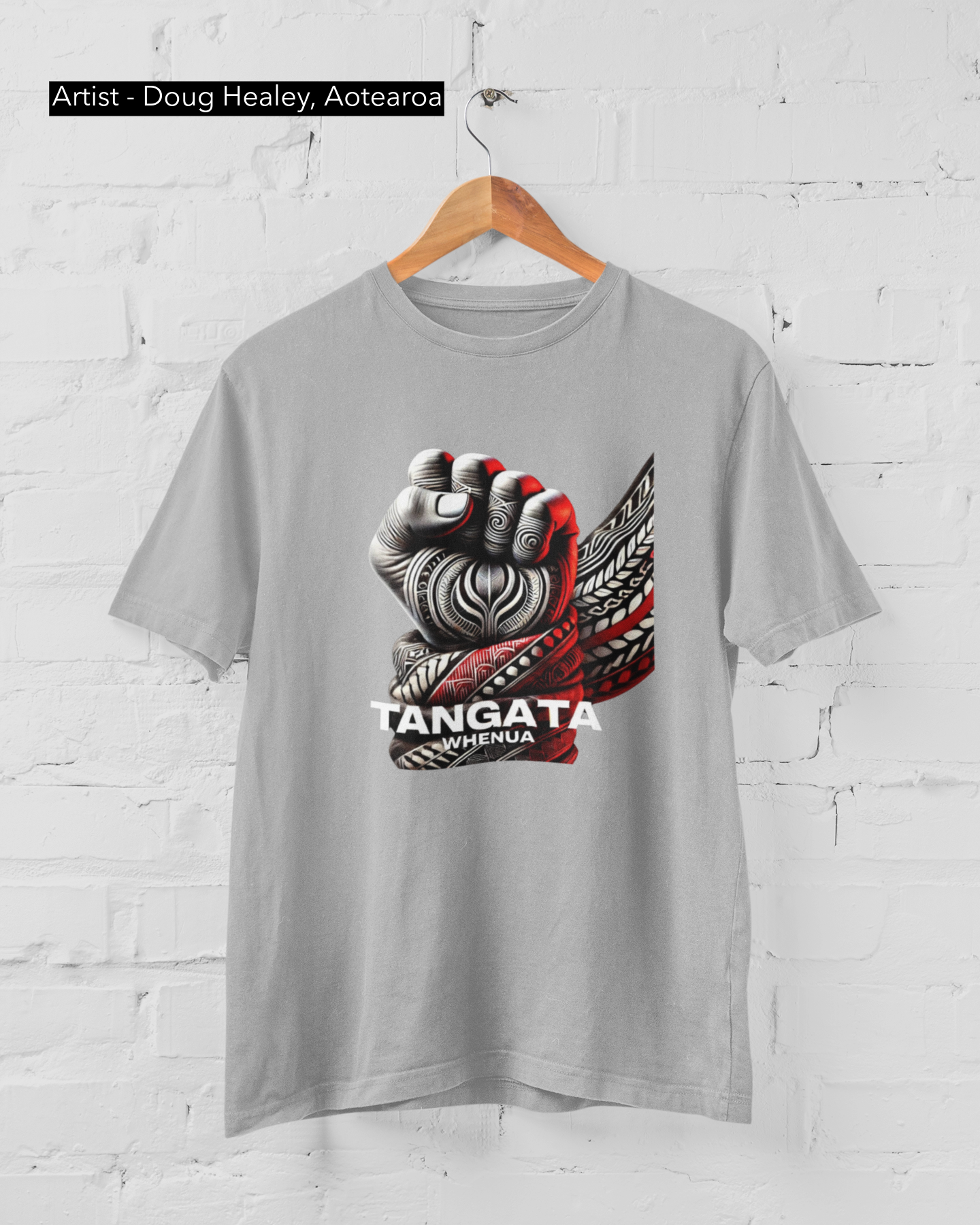 Artist - Doug Healey - Tangata Whenua - Adult Tee