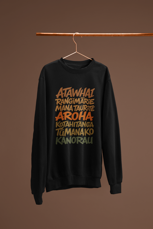 TE REO KINDNESS - ADULT CREWNECK