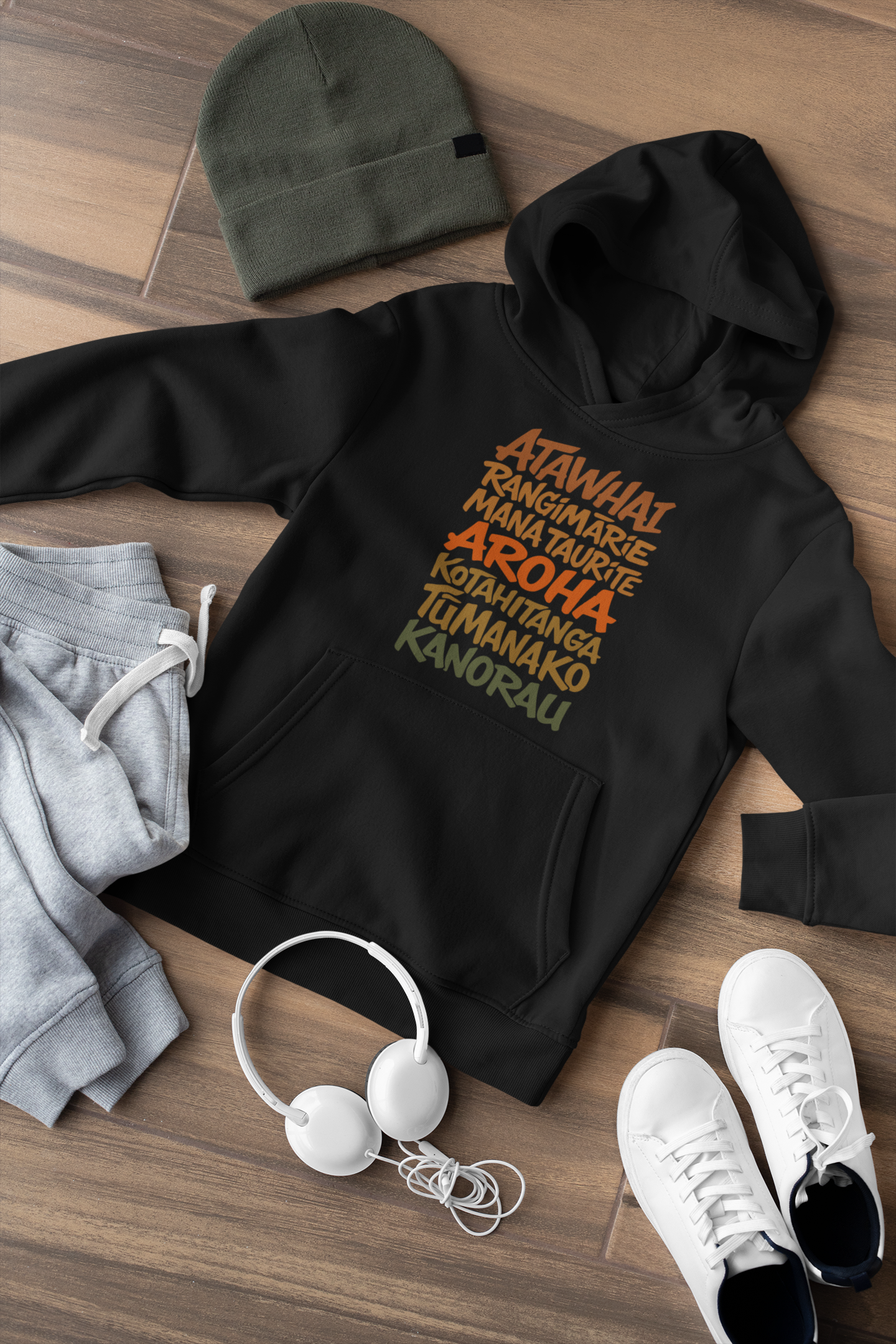 TE REO KINDNESS - CHILDRENS HOODIE