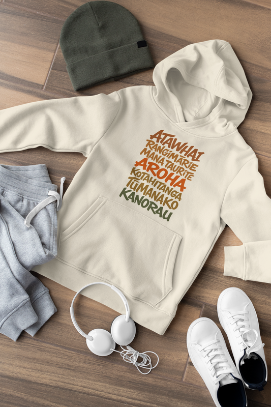 TE REO KINDNESS - CHILDRENS HOODIE