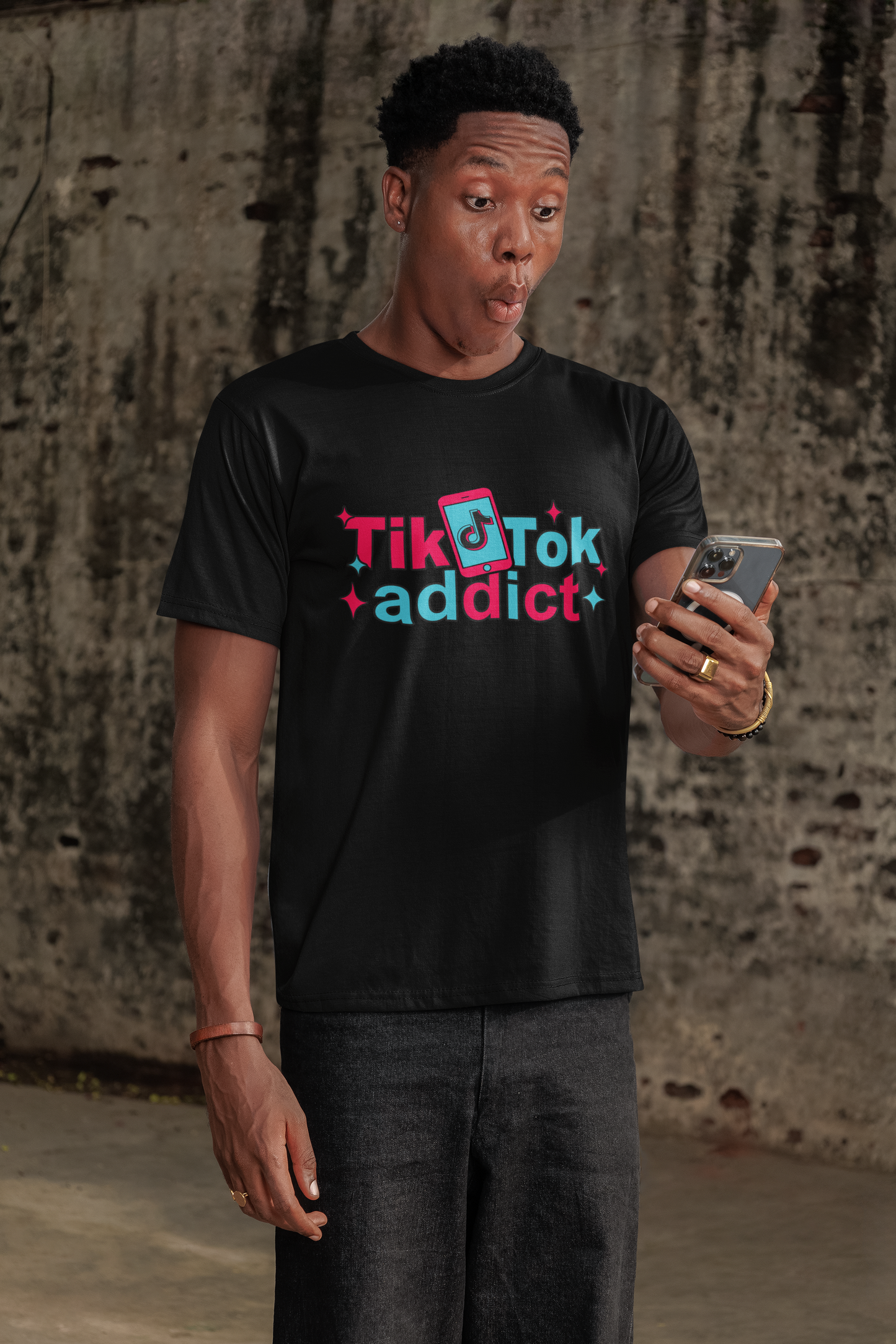 TIK TOK ADDICT - ADULT TEE
