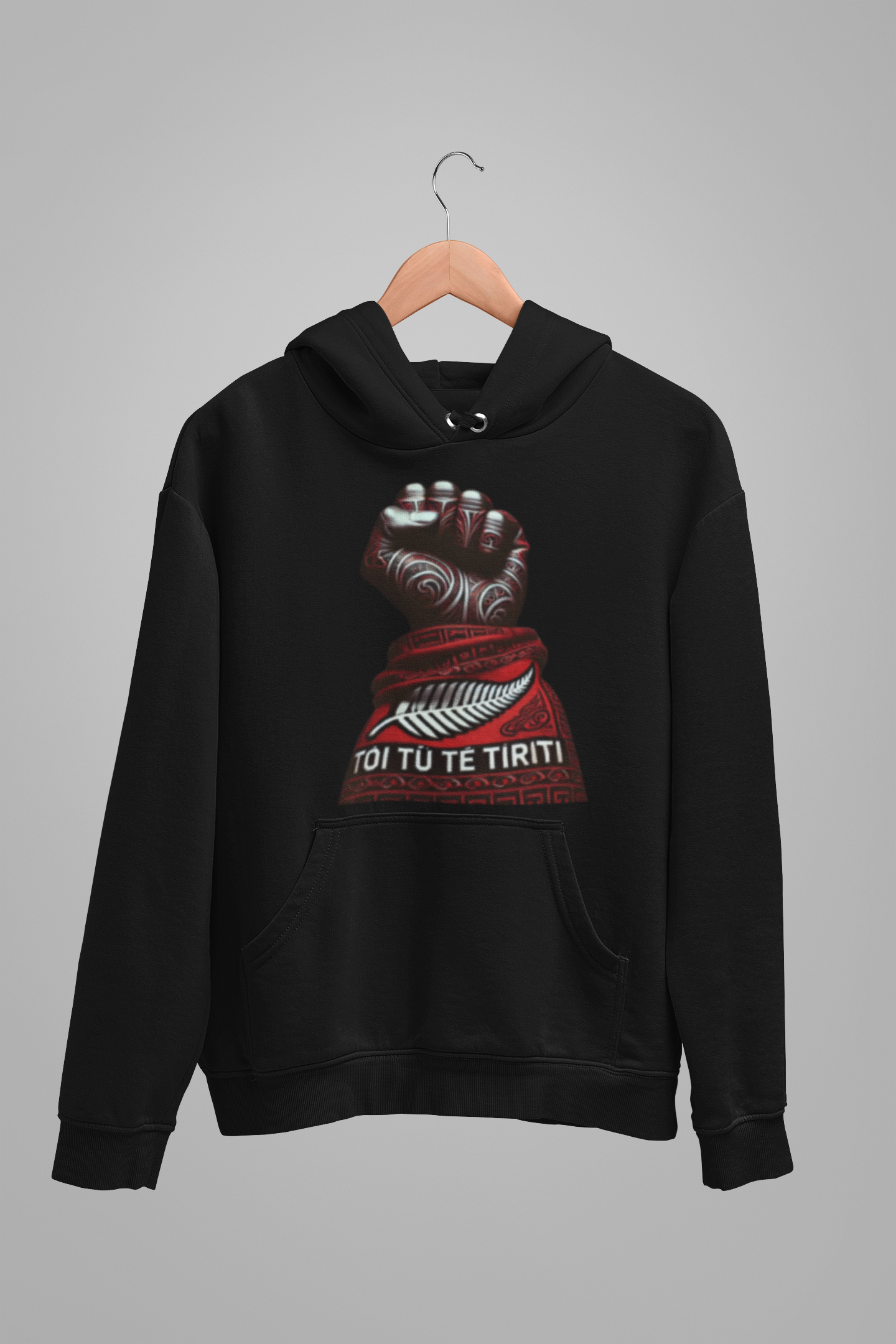 Artist Doug Healey - Toi Tu Te Tiriti - Adult Hoodie
