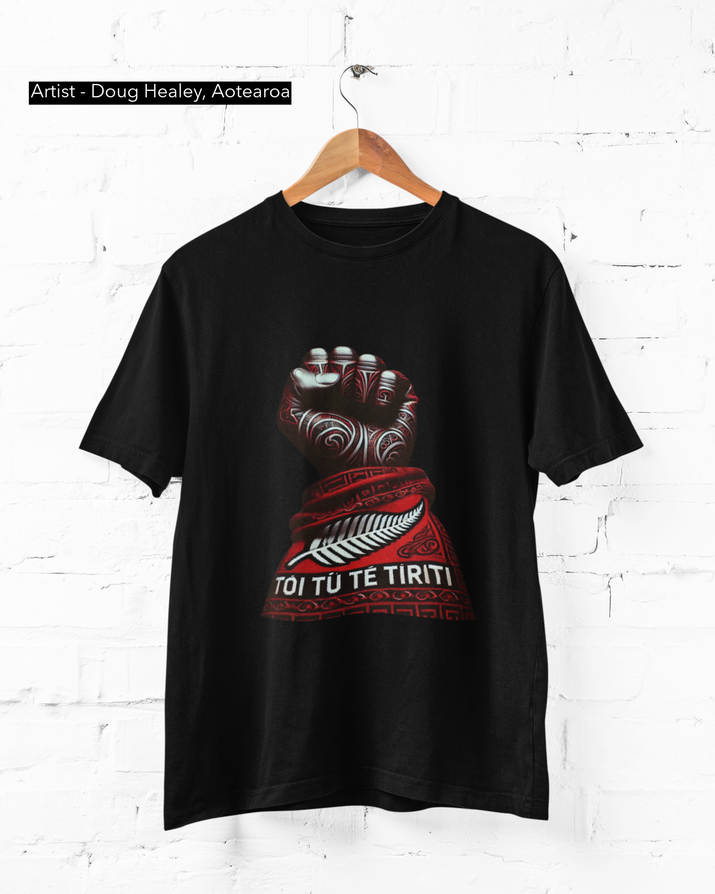 Artist Doug Healey - Toi Tu Te Tiriti - Adult Tee