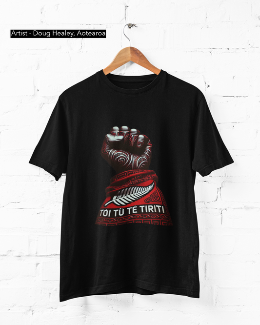 Artist Doug Healey - Toi Tu Te Tiriti - Adult Tee