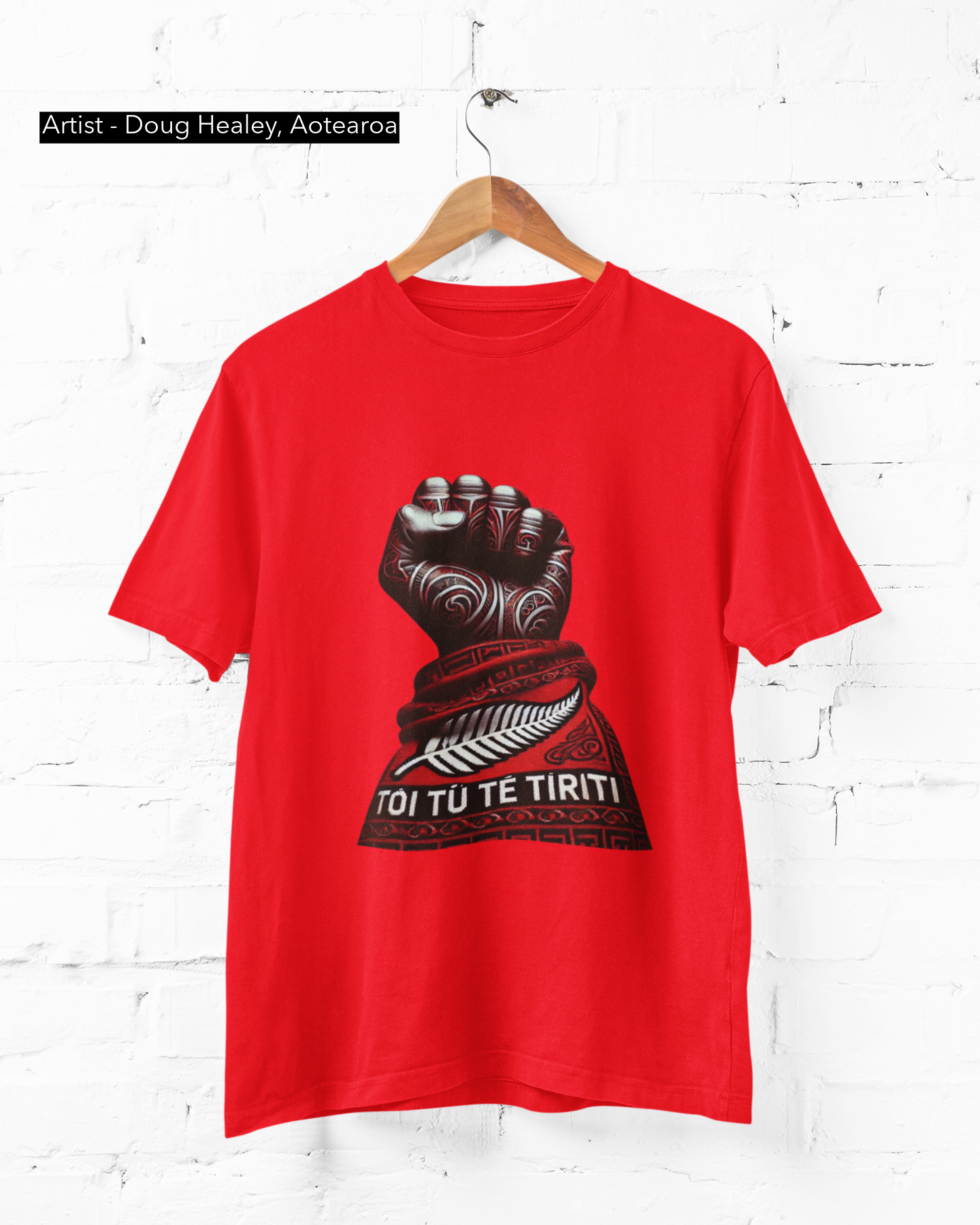 Artist Doug Healey - Toi Tu Te Tiriti - Adult Tee