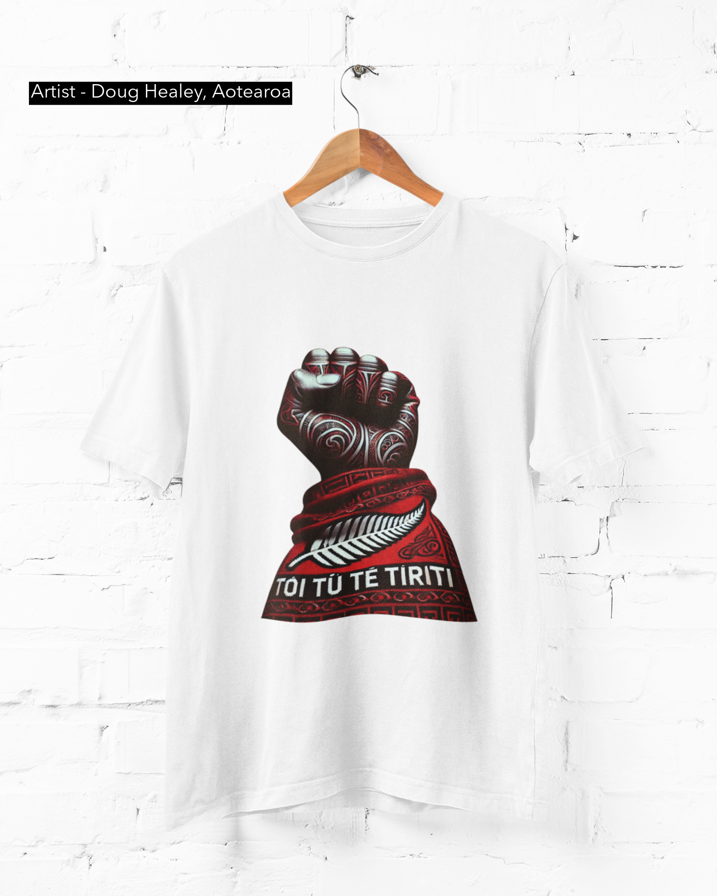 Artist Doug Healey - Toi Tu Te Tiriti - Adult Tee