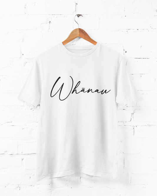 Whanaū Script - Adult Tee